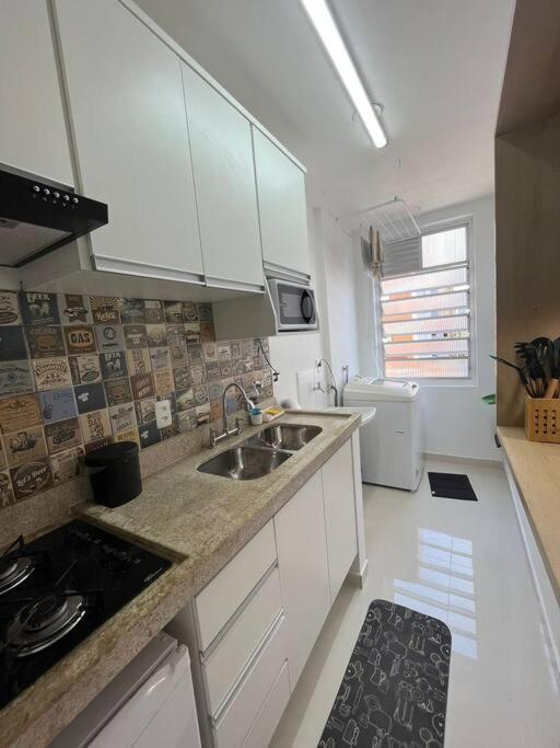 Vista Mar, Moderno Para Relaxar. Apto Completo ! São Vicente Zewnętrze zdjęcie